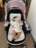 酷贝乐（coballe）婴儿车0-3岁用折叠可坐可躺减震遛娃神器轻便溜娃新生儿宝宝推车 珀尔里粉(轻巧便携+全罩遮阳) 实拍图