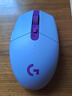 罗技（G）G304 LIGHTSPEED无线鼠标 游戏鼠标 轻质便携 鼠标宏 绝地求生FPS英雄联盟吃鸡 生日礼物 紫色 实拍图