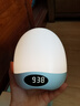 雷士（NVC）喂奶灯节日生日礼物夜灯多功能充电小夜灯婴儿床头灯时钟显示 实拍图