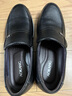 奥康（Aokang）男鞋牛皮套脚圆头舒适商务休闲鞋黑色41码 实拍图