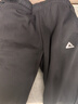 匹克针织运动裤男冬季跑步加绒梭织长裤休闲裤运动服男直筒裤束脚裤子 【秋冬加绒束脚裤4007】黑色 L (175) 实拍图