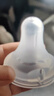 贝亲（Pigeon）自然实感第3代启衔奶嘴 宽口径奶嘴 SS号-1只装 0个月以上 BA129 实拍图