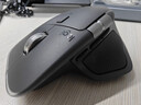 罗技（Logitech）大师系列 MX Master 4 高性能无线蓝牙鼠标  办公鼠标 静音鼠标  升级款 石墨黑 带无线接收器 实拍图