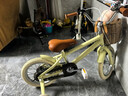 Montresor萌兽儿童自行车男孩女孩中大童3-6岁8-12岁脚踏单车香草黄 14寸  实拍图