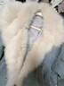 丽纱蓓儿狐狸毛牛仔皮草外套女晴空｜同款设计感短鹅绒派克服大衣三村村 浅色牛仔派克 M 实拍图