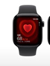 Apple/苹果WatchS11智能手表GPS+蜂窝款42毫米亮黑色铝金属表壳黑色运动型表带S/M-联通补贴 实拍图