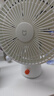 米家 小米桌面小风扇 开学必备台式手持迷你便携充电风扇小型 户外露营宿舍办公室家用 7羽叶大风量 实拍图