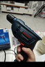 博世（BOSCH）电钻手电钻有线400瓦手枪钻自锁夹头15件附件套装GBM400KLE 实拍图