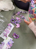 库洛米儿童发饰礼盒套装女孩头饰公主配饰小朋友精致生日礼物女童 紫色库洛米发夹40件套（无礼盒） 实拍图