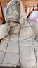 雅鹿三防短款羽绒服女冬免洗户外休闲蓄热保暖连帽加厚面包服外套 卡其色 L 【推荐125-140斤】 实拍图