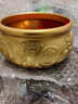 纳知轩聚宝盆纯黄铜风水摆件八方来财大号铜盆铜制招聚财开业客厅办公室 8cm肚径【红布包裹+送五帝钱+琉璃元宝】 实拍图