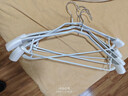美丽雅衣架  无痕晾衣架子浸胶宽肩西装防滑晾晒不鼓包大衣挂架撑5只装 实拍图