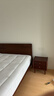 续写家具单双人实木床简约小户型家用卧室黑胡桃木1.5米稳稳床Pro-S 实拍图