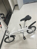 大行（DAHON） 412折叠自行车14英寸单速超轻迷你铝合金学生成人单车BYA412 白色 实拍图