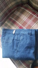 纯棉男士牛仔裤秋冬季厚款高腰直筒宽松男裤中老年深裆弹力爸爸裤 中蓝  牛仔 34 ( 2尺7) 实拍图