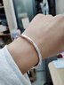 佐卡伊足银手镯竹节银手镯实心国风简约百搭生日礼物 Z01258 实拍图