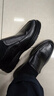 意尔康男鞋舒适套脚商务休闲皮鞋一脚蹬软底爸爸鞋 96343W 黑色43 实拍图