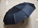 天堂伞全自动伞雨伞加固大伞12骨三折伞黑胶防紫外线伞晴雨两用伞可定制 黑色-全自动12骨 实拍图