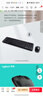 罗技（Logitech）MK220 键鼠套装 无线键鼠套装 办公键鼠套装  多媒体键鼠套装 带无线2.4G接收器 黑色 实拍图