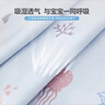 水星儿童（MERCURY Kids）幼儿园全棉抗菌床褥罩(海蓝色/海洋)60cm×135cm 婴幼儿A类 实拍图