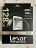 雷克沙（Lexar）128GB SD存储卡 U3 V30 佳能索尼富士尼康相机高速SD卡 读205MB/s 写140MB/s 4K超清录制 SD银卡 实拍图
