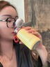 迪乐贝尔迷你保温杯女高颜值可爱ins风便携小巧学生杯子316不锈钢口袋水杯 ins风保温杯-黄色230ml 实拍图
