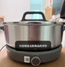 美的（Midea）0涂层电火锅不锈钢火锅专用锅分体可拆全钢速沸电火锅电热锅多功能锅6.5L电煮锅多用途锅HGS30G1 实拍图
