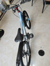 凤凰山地自行车男女变速山地车碟刹青少年儿童自行车学生单车 星际 蓝灰【单速+三刀轮】 22寸【适合130-170cm】 实拍图