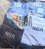 NBA袜子男士秋冬吸汗休闲运动袜男抗菌防臭亲肤无骨精梳棉中筒袜6双 实拍图