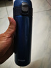虎牌（TIGER）保温保冷杯学生便携不锈钢水杯子MMJ-A48C-AM蓝莓冰沙480ml 实拍图