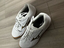 美津浓（MIZUNO）CYCLONE SPEED CN排球鞋综合室内外训练鞋男女款羽毛球鞋乒乓球鞋 白金 【颜值与实力并存】 现货 38.5 =245mm 实拍图
