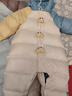 巴拉巴拉童装婴儿羽绒服宝宝连体衣新生儿2025冬加厚哈衣爬服208425120204 实拍图