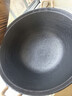 夏老大章丘生铁锅 双耳铸铁炒锅古法无涂层物理不易粘炒锅圆底炒菜锅40 实拍图