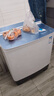 美的（Midea）洗衣机半自动双桶 MP12S166 12公斤大容量 一级能效 双缸双桶洗衣机 以旧换新 家电国家补贴20% 实拍图