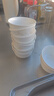 康琴（KANGQIN） 碗碟套装简约防烫高脚吃饭碗套装组合家用面碗菜盘家用陶瓷餐具 清雅名媛4.5金钟碗10个装 实拍图