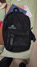 双星书包初中生大容量高中生大学生背包减负多功能电脑包双肩包 黑色【升级款有挂件】 实拍图