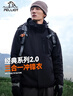 伯希和（Pelliot）【山野经典2.0】冲锋衣三合一秋冬男女户外保暖外套11340105黑2X 实拍图