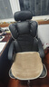奥伦福特 电脑椅办公椅子电竞椅家用人体工学椅老板椅主播靠背椅皮革转椅 创意工学椅-黑+乳胶【二代】 实拍图