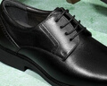 金利来（Goldlion）男鞋正装商务休闲鞋舒适轻质透气时尚皮鞋58083057101A黑42码 实拍图