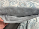 恒源祥高克重双面牛奶绒四件套1.5/1.8米床单被套加厚秋冬套件-蓝 实拍图