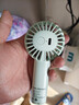 京东京造【静音大风力】冰淇淋mini手持小风扇 便携式小型迷你循环桌面电风扇USB充电 家用户外露营 蜜瓜绿 实拍图