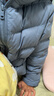 鸭鸭（YAYA）儿童轻薄羽绒服短款小童中大童连帽男女童2023秋冬洋气童装外套 雾霾蓝 130 实拍图