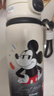【正版】迪士尼儿童保温杯 316上学专用水壶 男女小学生双饮水杯 黑白米奇 实拍图