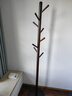 家逸实木衣帽架落地衣架卧室挂衣架办公挂衣服架子简易置物架晾衣架 实拍图
