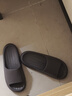 京东京造【泡泡云】踩屎感厚底轻盈防滑外穿拖鞋新款拖鞋男士 灰色44-45 实拍图