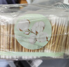 名创优品（MINISO）棉签便携装棉棒化妆掏耳棉花棒圆头+尖头双头设计200支*12小袋 实拍图