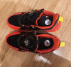 361°童鞋 儿童跑鞋四季男女童3-14岁助推科技旋钮跑鞋 新年红40 实拍图