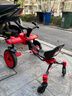 Rollplay如雷儿童脚踏漂移车小飞机可折叠三轮车男女孩滑行自行车玩具 红色 2028折叠飞机车 实拍图
