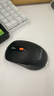 联想（Lenovo）无线蓝牙双模充电鼠标 蓝牙5.0/3.0 便携办公鼠标人体工学设计 Howard理性黑充电版 实拍图