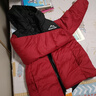 雪中飞【双面穿】儿童羽绒服冬季轻薄男女童面包服羽绒服中国红170cm 实拍图